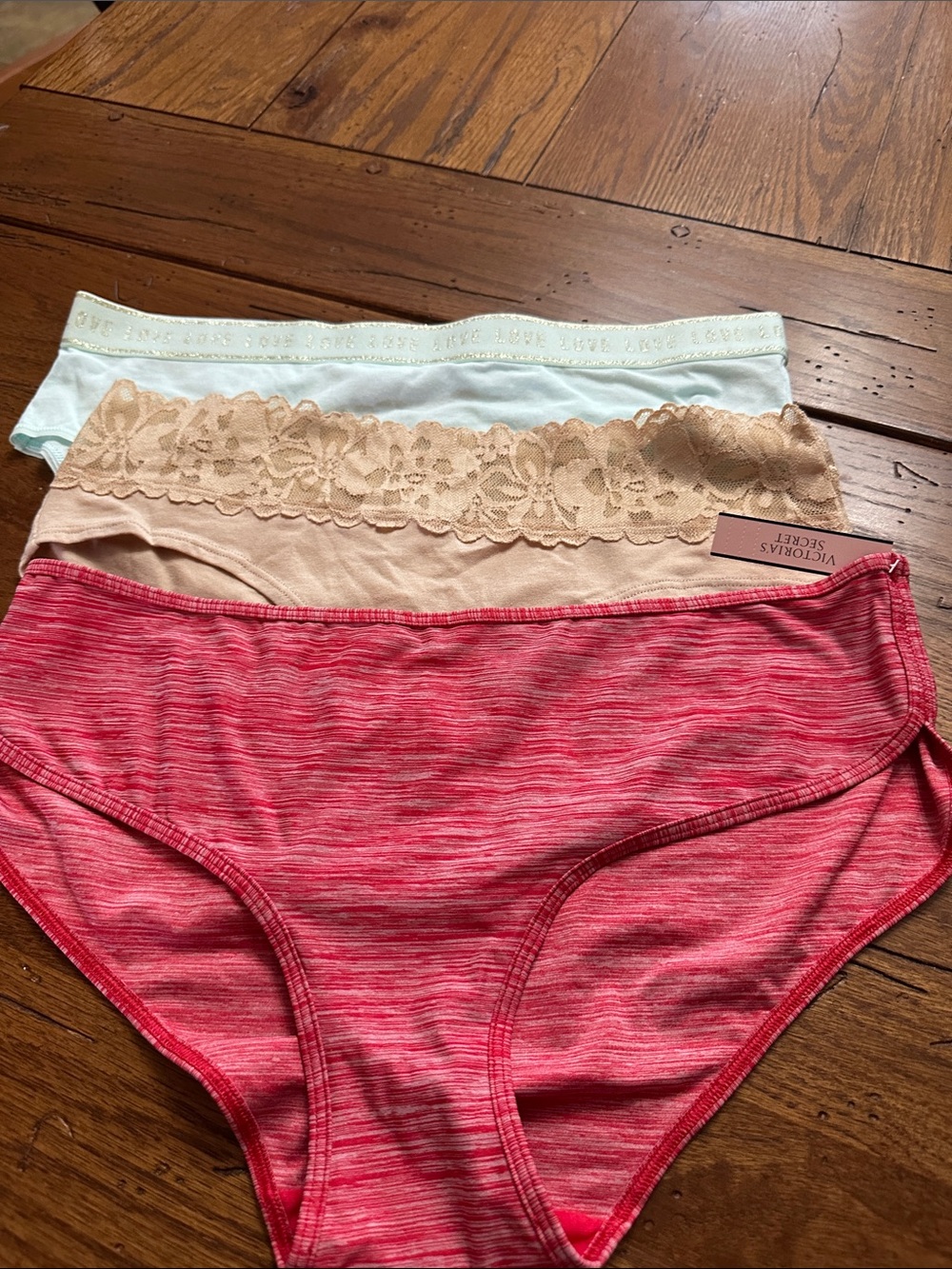 Victoria's Secret Hipster NWT- Three pair, Size L